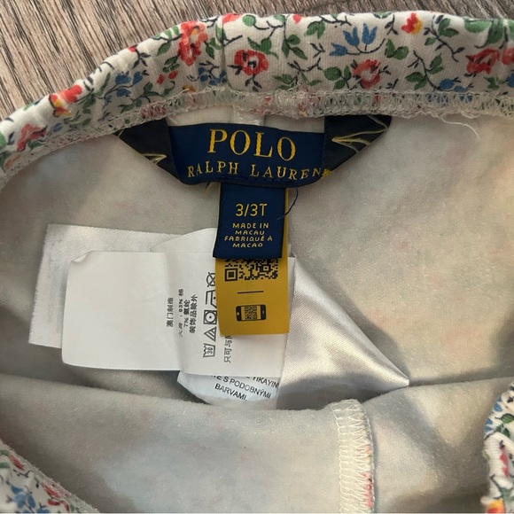 Polo Ralph Lauren Floral Leggings Toddler size 3T - Picture 4 of 4